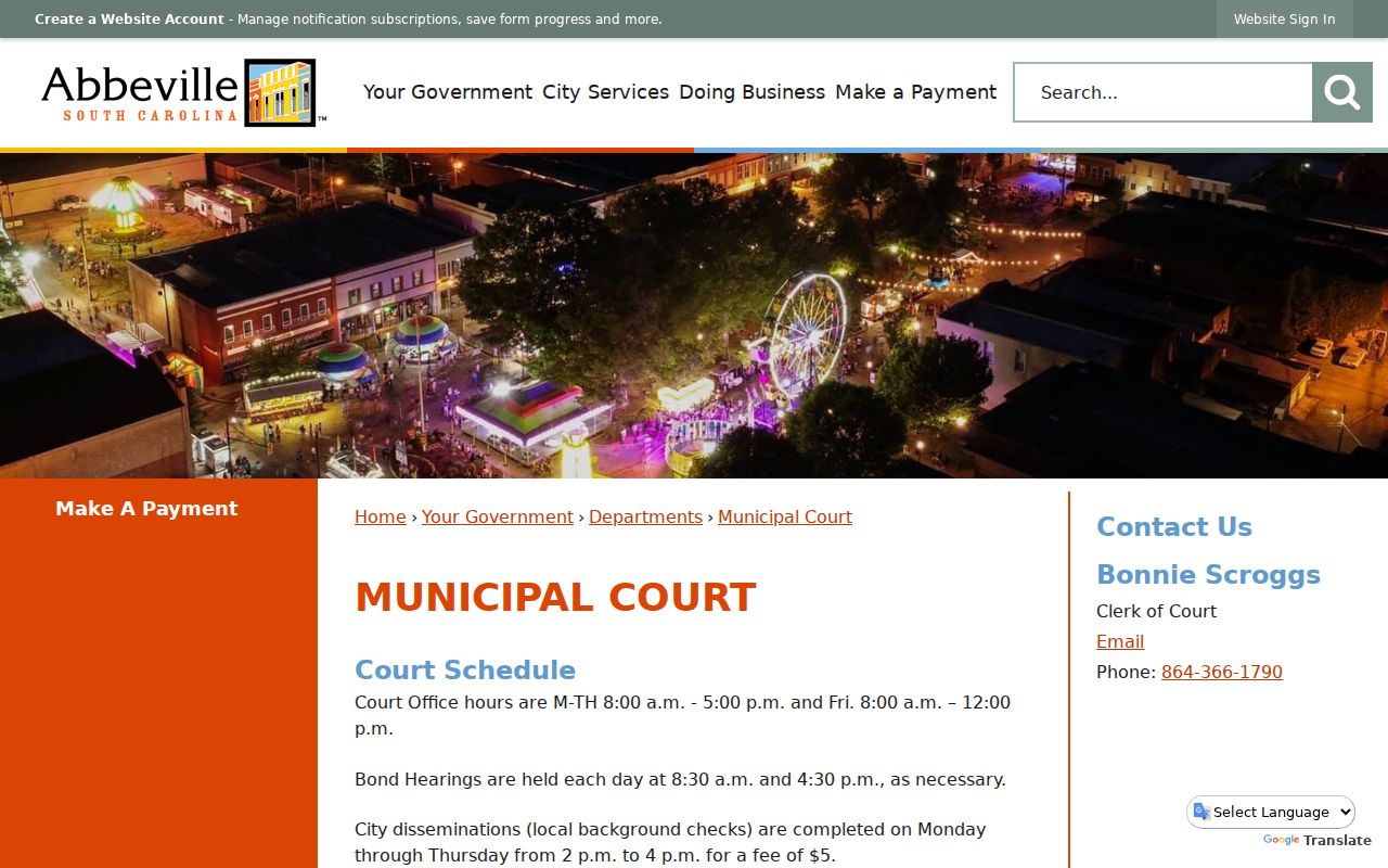Abbeville Summary Court criminal records in Abbeville County