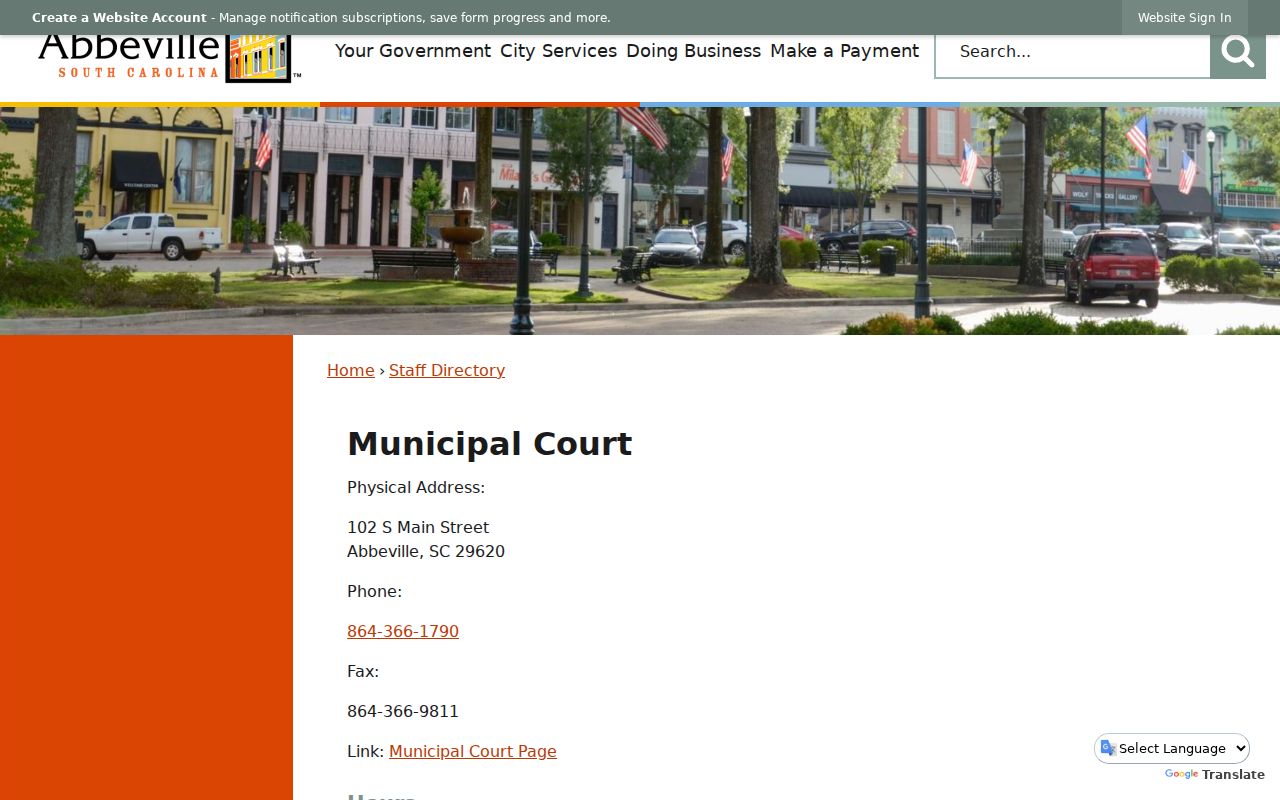 Abbeville municipal court criminal records directory in Abbeville County