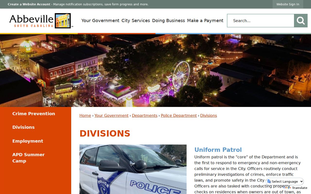 Abbeville city police criminal records in Abbeville County