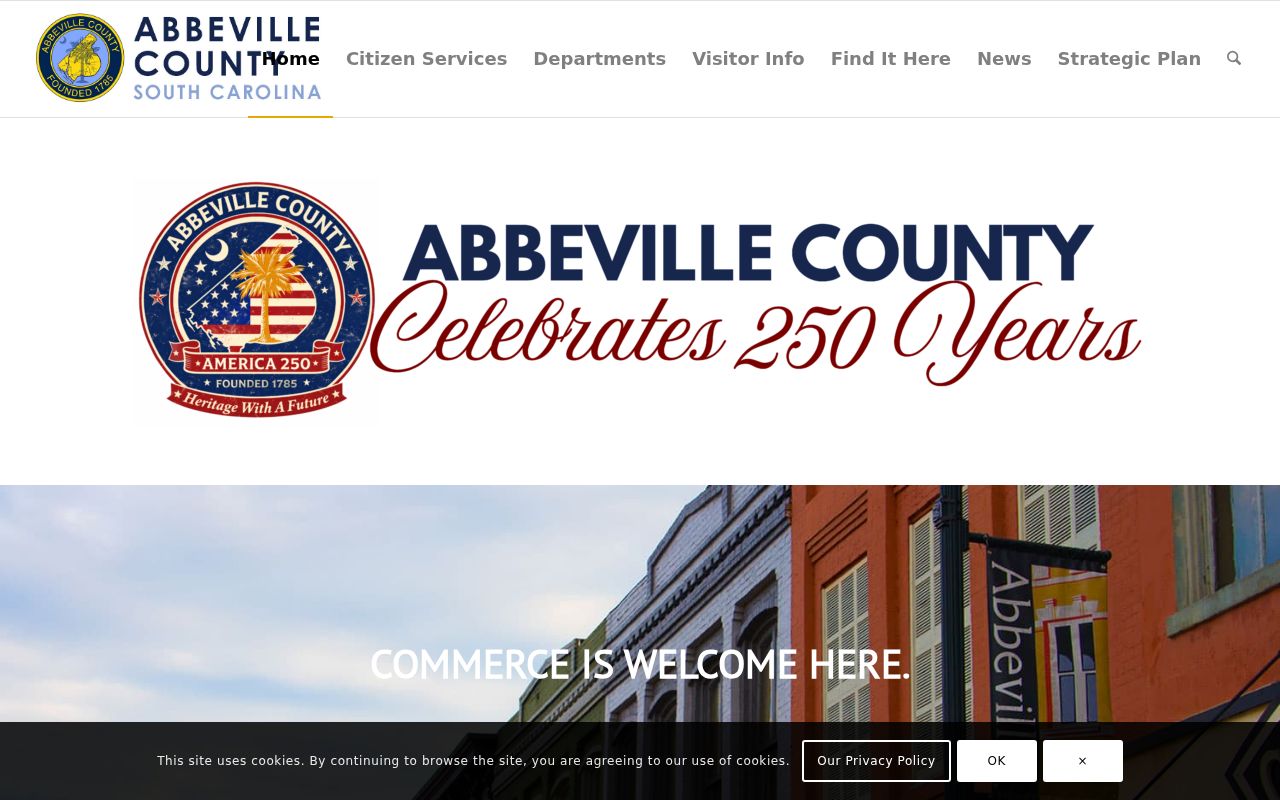 Abbeville County criminal record offices on the county website