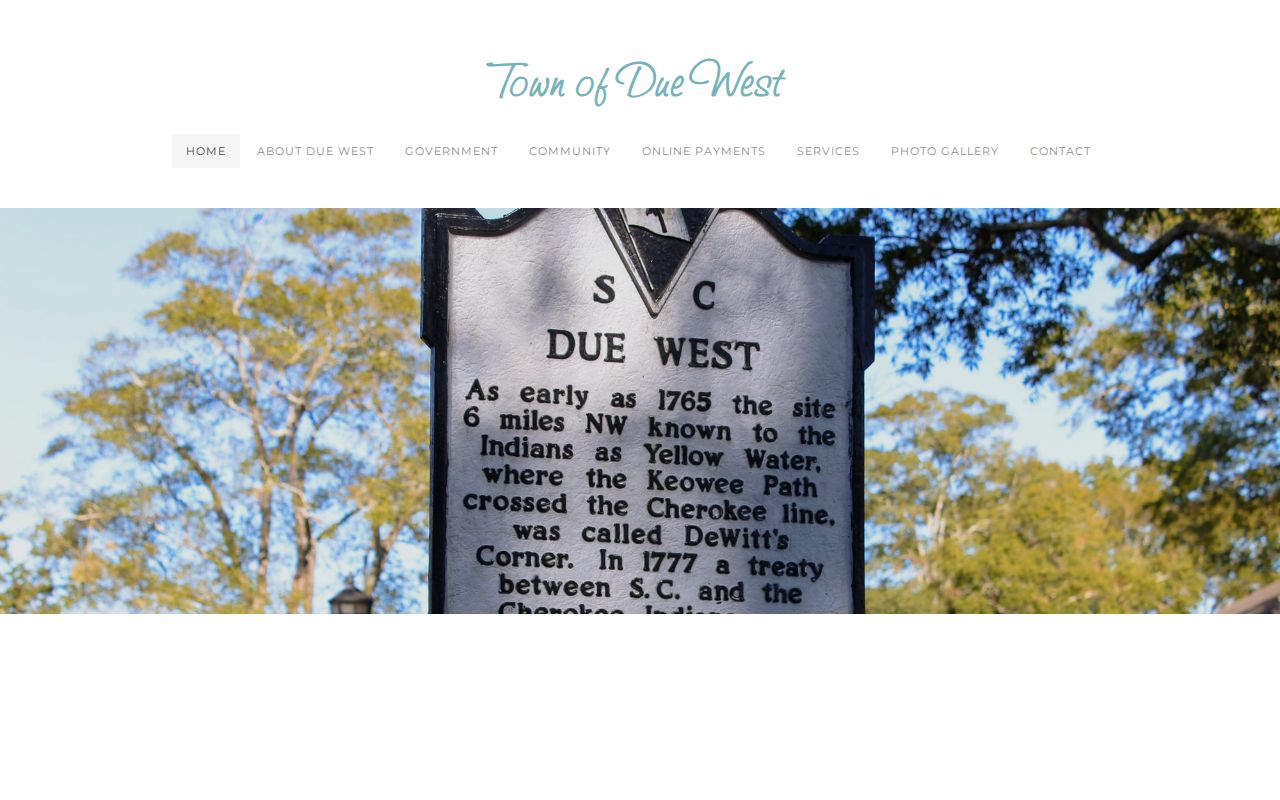 Due West town criminal records source in Abbeville County